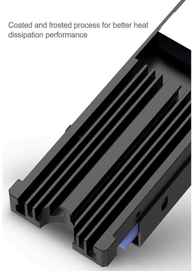 Alt view image 8 of 10 - M.2 Solid State Drive Heat Sink Sata Nvme Ngff Turbo Fan M2 Super Ssd Heat Sink Suitable for M2 Nvme Sata 2280 Pcie Ssd