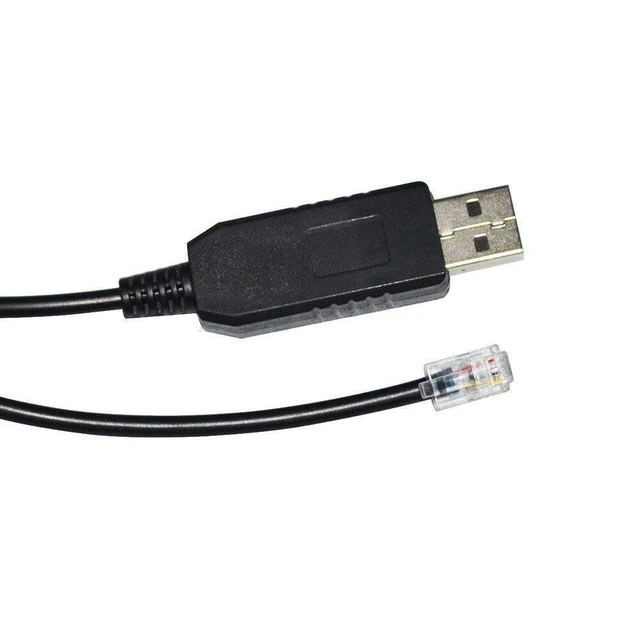 Alt view image 9 of 10 - USB to RJ22 4P4C Cable for Losmandy Gemini-1 System, 1.8m RS232 PC Control Cable