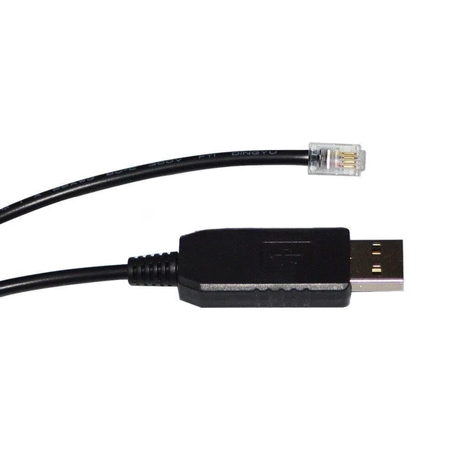 Alt view image 10 of 10 - USB to RJ22 4P4C Cable for Losmandy Gemini-1 System, 1.8m RS232 PC Control Cable