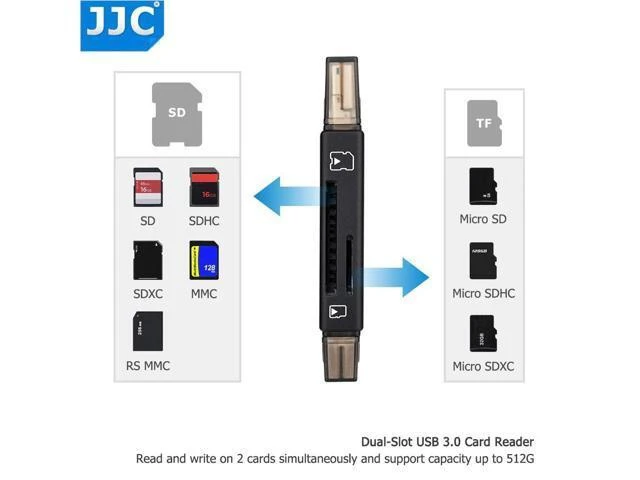 Alt view image 7 of 10 - USB 3.0 Card Reader SD TF Micro SD Card Reader For Laptop Computer Smart Phone Tablets Micro USB 2.0 Type-C USB 3.0 Ports