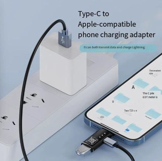Alt view image 7 of 8 - USB-C to USB 3.0 OTG Adapter Type-C OTG Converter for iPhone 15/16/17 Pro/Max, iPad, MacBook, Android Phone/Tablet, Connect U-Disk/Mouse/Keyboard/Flash Drive, Support Data Sync & Fast Charging