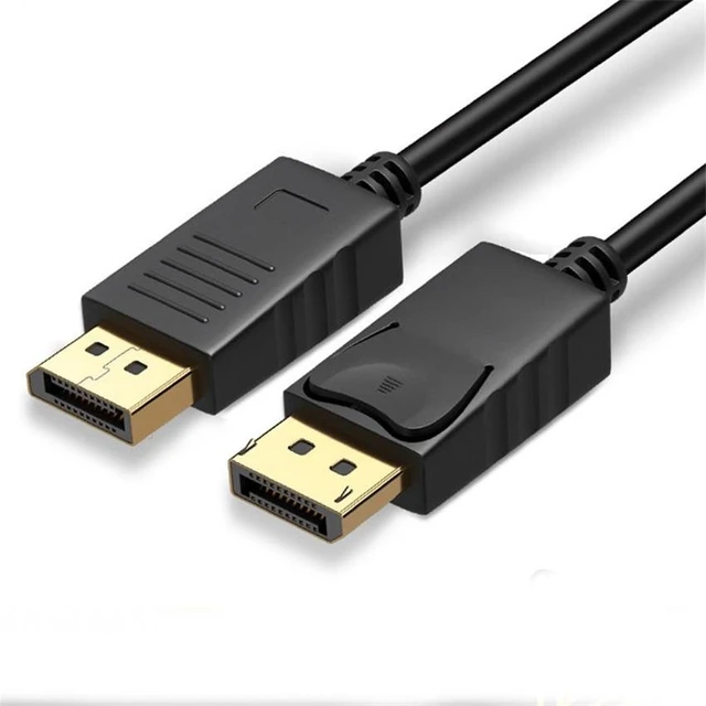 Alt view image 3 of 3 - Dp cable 4k computer monitor displayport interface adapter cable dp cable version 1.4 high-definition cable(1.8M)(DP CABLE 1PCS)