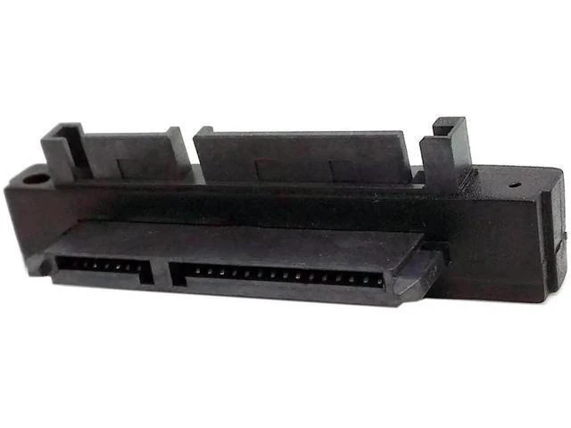 Alt view image 13 of 14 - 90 Degree Right Angled SATA 22Pin 7+15 Male to Female Extension Adapter, Integrated SATA Data & Power Converter for SSD HDD