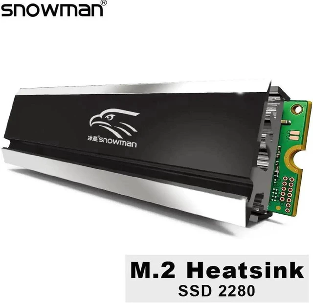 Alt view image 7 of 12 - M.2 SSD Heatsink Cooler 2280 Solid State Hard Disk Radiator M2 NGFF PCI E NVME Aluminum Double sided Cooling Thermal Pad