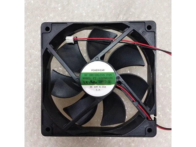 Alt view image 2 of 2 - Cooler For POWERYEAR PY-1225H12S 12V 0.35A 12CM 120*120*25mm Cooling Fan 2pin