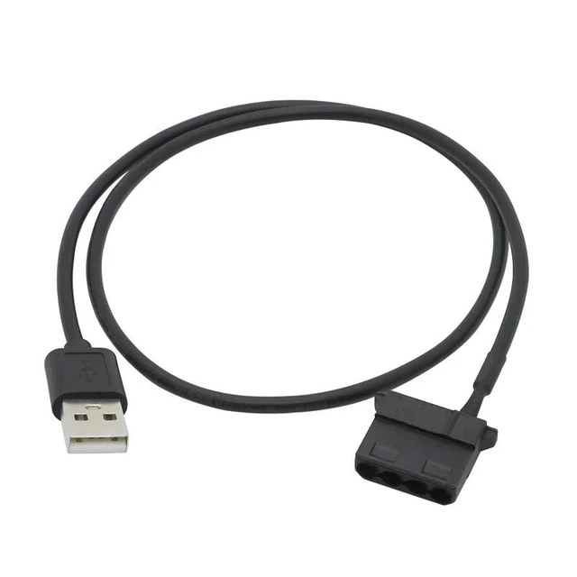 Alt view image 4 of 4 - 1PC USB to 4 Pin PC Computer Cooling Fan Connector Cable Adapter Cord
