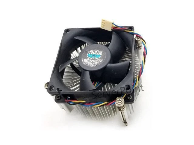 Alt view image 3 of 4 - 4 wires 644724-001 Desktop CPU Cooling Fan PC Heatsink Aluminum and plastic Cooling Fan