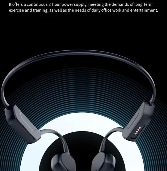 Alt view image 7 of 8 - X15 True Bone Conduction Headphones, 32GB Built-in MP3 Memory, IPX8 Waterproof for Swimming, 8H Long Battery Life, 200mAh, Magnetic Charging, Open Ear Sports Headset for Running Night Run Cycling Du