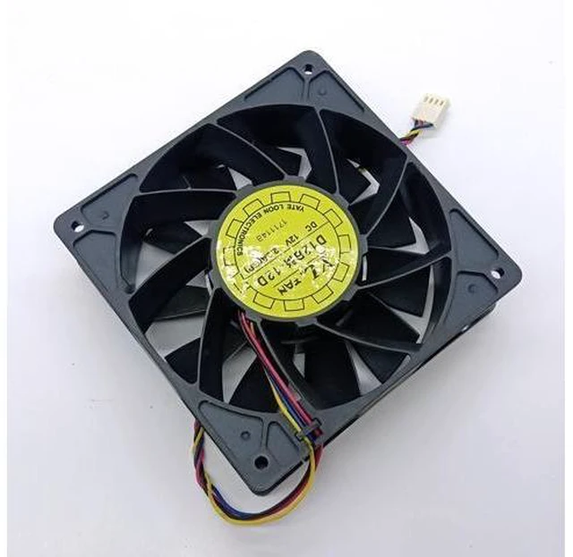 Alt view image 8 of 8 - D12BM-12D For YLFan 12038 12V 4-Pin PQM Temperature Control Cooling Fan 12cm Max Airflow Rate Fan 2.3A