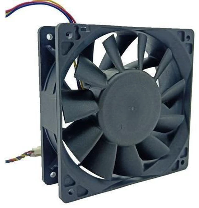 Alt view image 7 of 8 - D12BM-12D For YLFan 12038 12V 4-Pin PQM Temperature Control Cooling Fan 12cm Max Airflow Rate Fan 2.3A