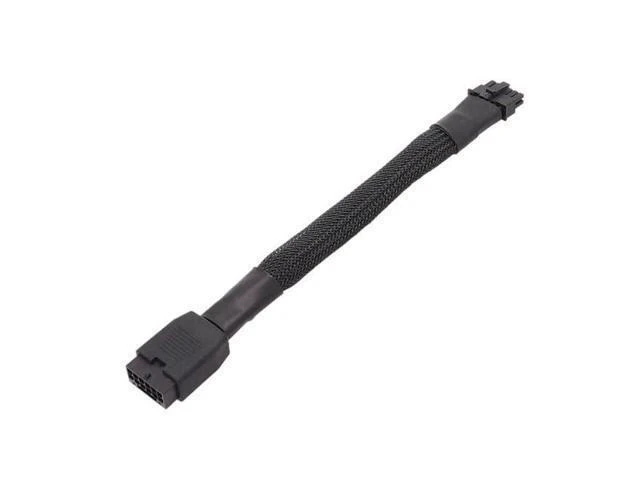 Alt view image 7 of 9 - Vszerda PCIe 5.0 Extension Cable, 16AWG ATX 3.0 12VHPWR PCIE Cable, 600W Female to Male 16 (12+4) Pin PCIE5 Cable for RTX 4090TI, 4080TI, 3090TI