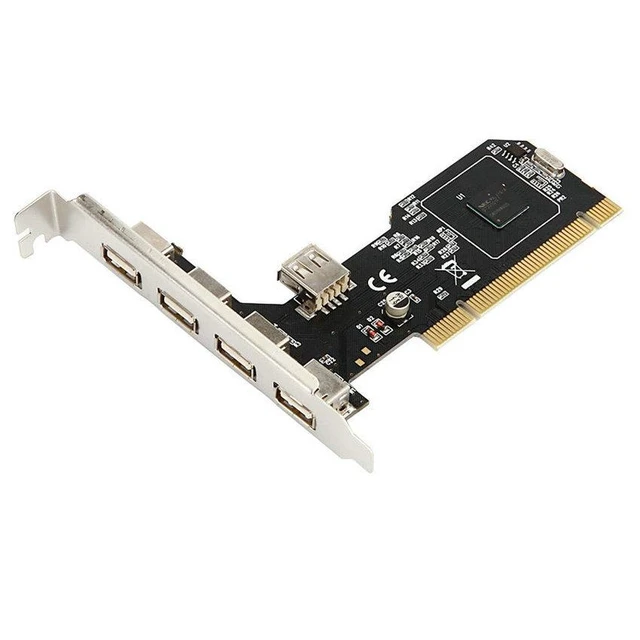 Alt view image 8 of 14 - PCI to 5-Port USB 2.0 Expansion Card USB 3.0 / 2.0 Desktop Adapter, NEC Chipset, 5 x USB 2.0 Ports, Internal PCI Controller Card for PC Upgrade