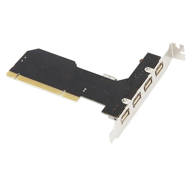 Alt view image 11 of 14 - PCI to 5-Port USB 2.0 Expansion Card USB 3.0 / 2.0 Desktop Adapter, NEC Chipset, 5 x USB 2.0 Ports, Internal PCI Controller Card for PC Upgrade