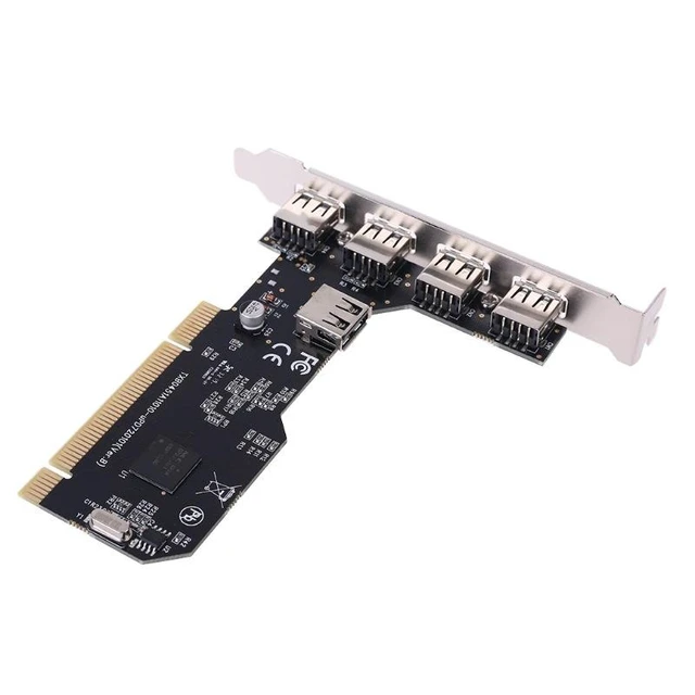 Alt view image 12 of 14 - PCI to 5-Port USB 2.0 Expansion Card USB 3.0 / 2.0 Desktop Adapter, NEC Chipset, 5 x USB 2.0 Ports, Internal PCI Controller Card for PC Upgrade