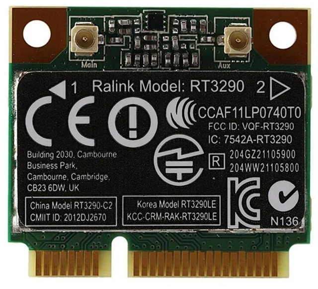 Alt view image 11 of 11 - Ruth's sister 10X RT3290 150Mbps Wi-Fi Wireless Network Card Bluetooth-Compatible For Pavilion G7-2000 Ralink 802.11B/G/N