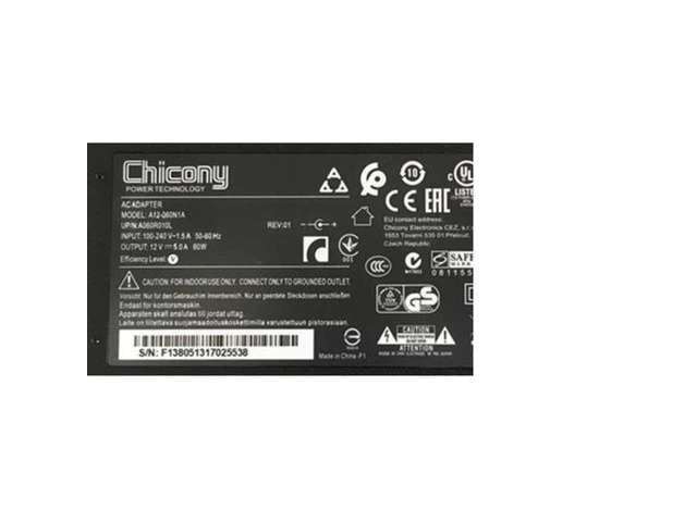 Alt view image 4 of 4 - Laptop Charger For LITEON PA-1600-2A-LF 12V 5A 60W Chicony A12-060N1A A060R010L 4.16A Power Supply Monitor AC Adapter
