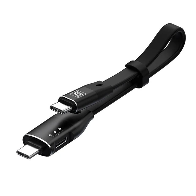 Alt view image 6 of 10 - Type-C to Type-C OTG Cable 2-in-1 Support External SSD/HDD, Digital Headphone, Sound Card, and PD Fast Charging Simultaneously, Hi-Fi DAC Chip for Lossless Audio, Compatible with MacBook/iPad Pro/iP