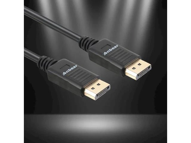 Alt view image 8 of 12 - DisplayPort to Displayport Cable 6 Feet Gold Plated Display Port to Display Port Cable 4K@60HZ Resolution(Male to Male) for DisplayPort Enabled Desktops and Laptops to Displays (2 Pack)