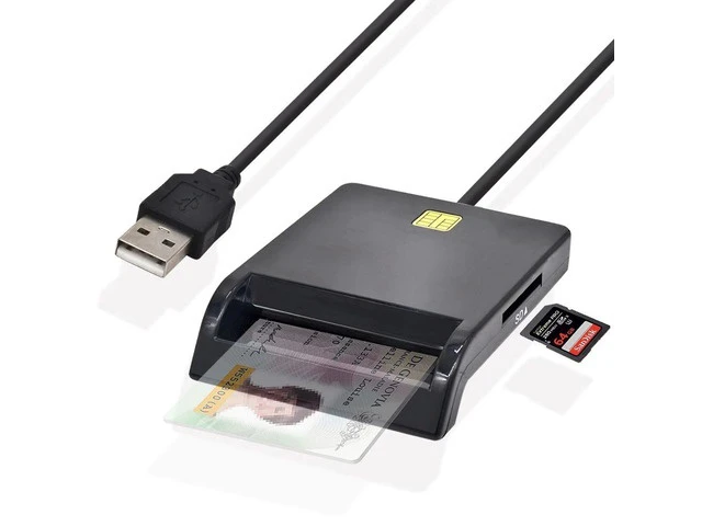 Alt view image 6 of 10 - X02 USB SIM Smart Card Reader For Bank Card IC/ID EMV SD TF MMC Cardreaders USB-CCID ISO 7816 for Windows 7 8 10 Linux OS
