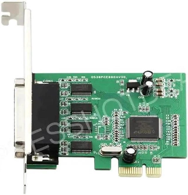 Alt view image 6 of 8 - PCI Express PCI-E 4 Port Serial RS-232 COM DB9 Card Adapter Converter