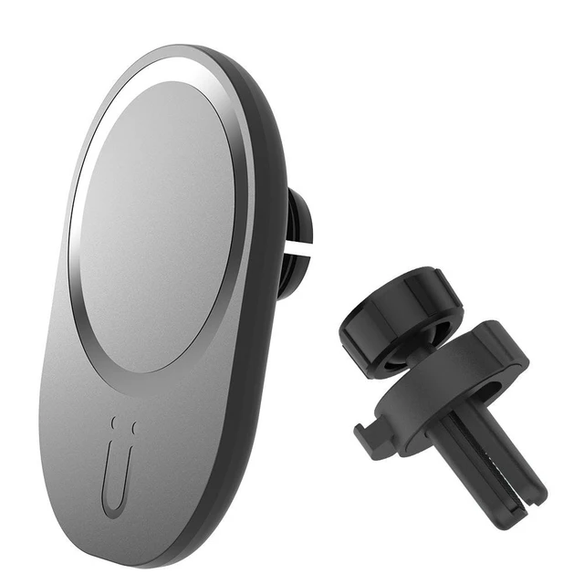 Alt view image 8 of 12 - 15W MagSafe Magnetic Wireless Car Charger, Fast Charging Dashboard & Air Vent Mount for iPhone, Qi-Certified Car Phone Holder for GPS Navigation Compatible with iPhone 16/15/14/13/12 CE/RoHS