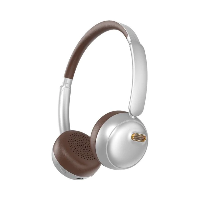 Alt view image 4 of 6 - ANC Bluetooth Headset Retro Over-Ear Design, Sports Noise Cancelling, 300mAh Battery, 20H Playtime, Bluetooth 5.4