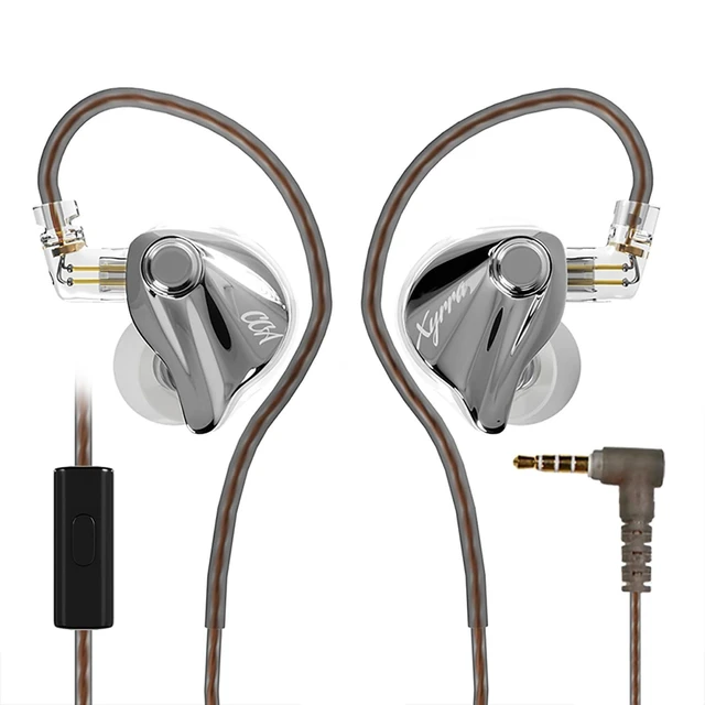 Alt view image 8 of 14 - Xyrra Dual Driver in-Ear Monitor Headphones,1DD+1BD HiFi IEM Earphones,Wired Gaming Earbuds for Gamers Musicians