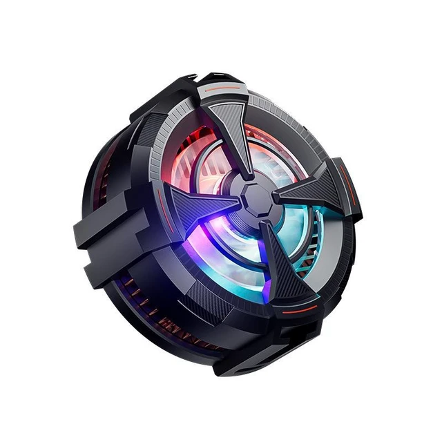 Alt view image 5 of 6 - AL12 Magnetic Semiconductor Phone Cooler, Gaming Freeze Radiator with Ice-Cooling Technology RGB LED Lighting, Low Noise, Instant Magnetic Mount for iPhone & Flat-Back Android Esports Accessory