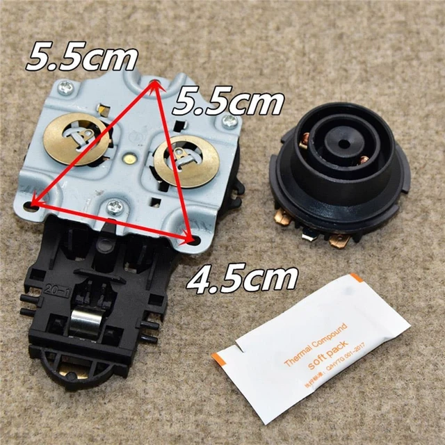 Alt view image 8 of 9 - Universal Thermostat Assembly Base Switch Coupler Connectors Water Pot Bottom Socket Electric Kettle Repair Parts