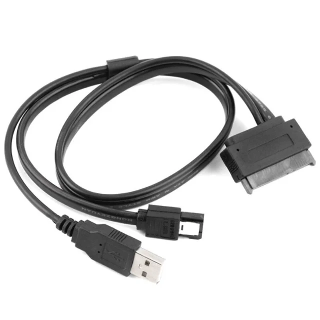 Alt view image 3 of 3 - SATA 22 Pin to ESATA 2.5 SATA Hard Drive External Connections Connector Cable