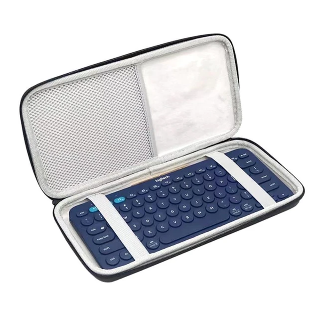Alt view image 10 of 10 - EVA Hard Case for K380 Wireless Keyboard Travel Protective Carrying Storage Bag