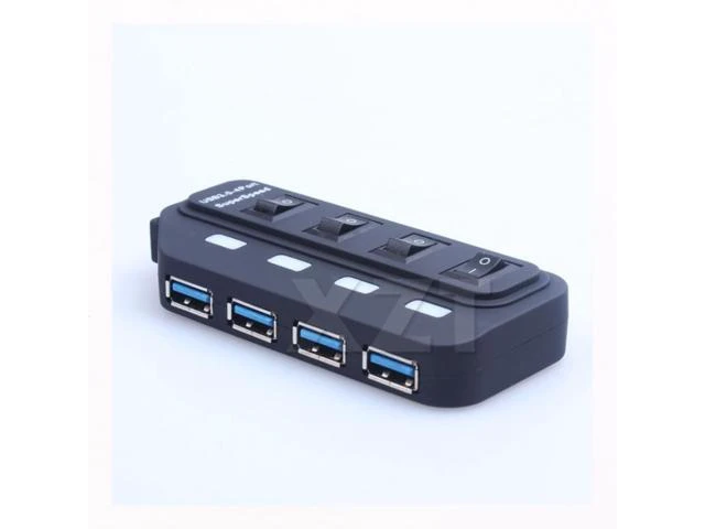 Alt view image 9 of 12 - Hot Selling USB 3.0 HUB 4 Ports with Switch Multiple USB Splitter Porta Panel USB 3.0 Hub for PC Laptop