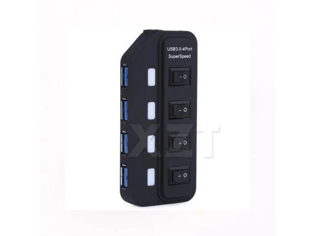 Alt view image 7 of 12 - Hot Selling USB 3.0 HUB 4 Ports with Switch Multiple USB Splitter Porta Panel USB 3.0 Hub for PC Laptop