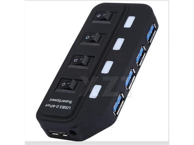 Alt view image 11 of 12 - Hot Selling USB 3.0 HUB 4 Ports with Switch Multiple USB Splitter Porta Panel USB 3.0 Hub for PC Laptop