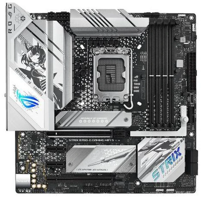 Alt view image 5 of 8 - ASUS ROG STRIX B760-G GAMING WIFI S Intel B760 LGA 1700 mATX motherboard, DDR5 8000(OC), WiFi 6E, 2.5G wired card, USB 3.2, Gen 2x2 Type-C connectors, dual AI noise, Aura Sync RGB graphics