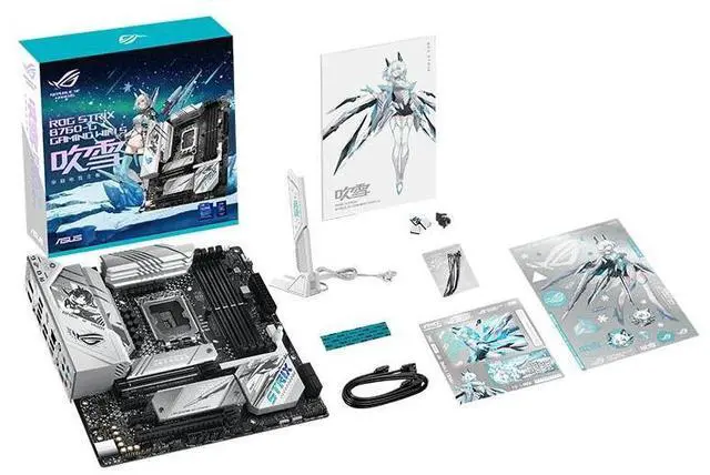 Alt view image 8 of 8 - ASUS ROG STRIX B760-G GAMING WIFI S Intel B760 LGA 1700 mATX motherboard, DDR5 8000(OC), WiFi 6E, 2.5G wired card, USB 3.2, Gen 2x2 Type-C connectors, dual AI noise, Aura Sync RGB graphics