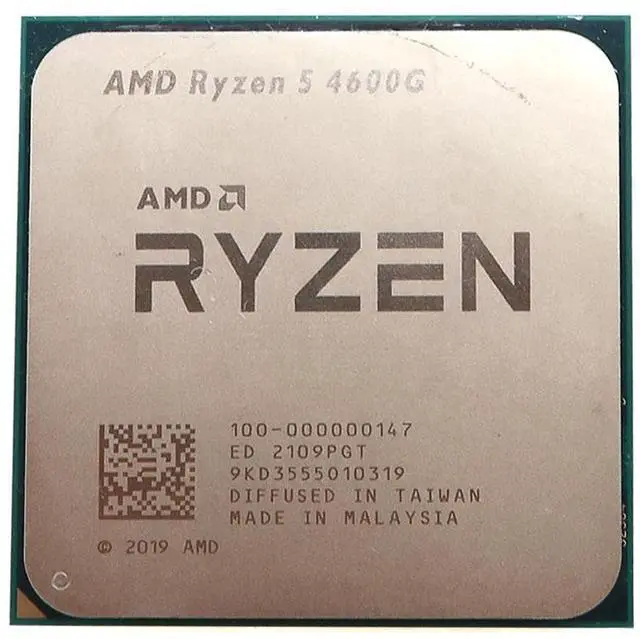 Alt view image 2 of 2 - 4600G AMD Ryzen 5 3.7GHZ Socket AM4 6-CORE CPU Desktop Processor 100-000000147 AMD AM4 Cpus - OEM