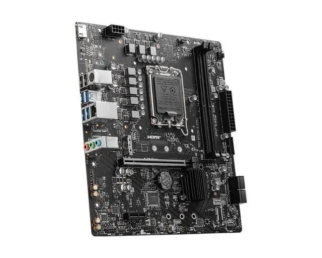 Alt view image 7 of 10 - MSI B760M-B DDR4 motherboard Supports 12th/13th/14th Gen Intel® Core Processors, Pentium® Gold and Celeron® Processors (LGA 1700)