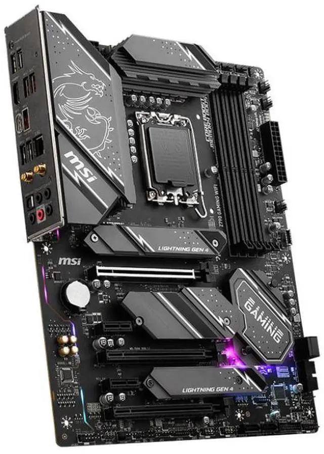 Alt view image 9 of 10 - MSI Z790 GAMING WIFI D5 (LGA1700,DDR5, DrMOS 12+1+1 Enhanced Power Design ,PCIe 4.0, 3x M.2, 2.5Gbps LAN, Front USB 3.2 Gen2 Type-C, Wi-Fi 6E, ATX)
