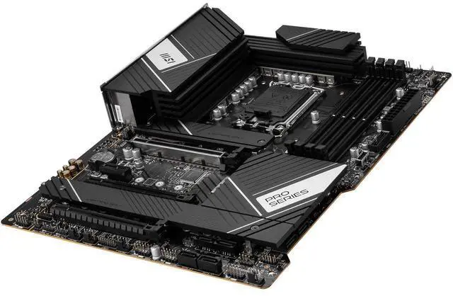 Alt view image 8 of 10 - MSI PRO Z790-A WIFI LGA 1700 Intel Z790 SATA 6Gb/s DDR5 ATX Motherboard