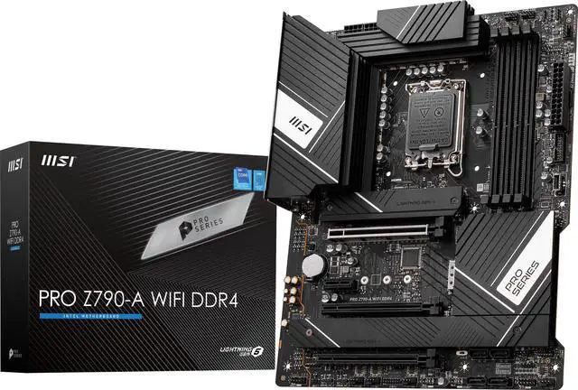Alt view image 5 of 11 - MSI PRO Z790-A WIFI DDR4 LGA 1700 Intel Z790 SATA 6Gb/s DDR4 ATX Motherboard