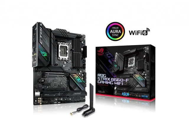Alt view image 7 of 8 - ASUS ROG Strix B660-F GAMING WIFI Intel LGA 1700 ATX DDR5 Motherboard