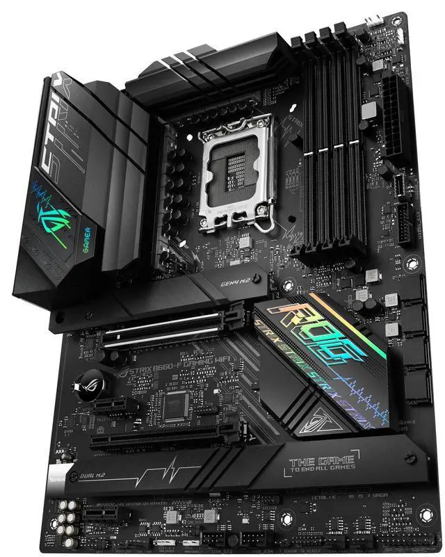 Alt view image 8 of 8 - ASUS ROG Strix B660-F GAMING WIFI Intel LGA 1700 ATX DDR5 Motherboard