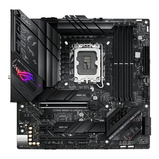 Alt view image 4 of 6 - ASUS ROG Strix B660-G Gaming WIFI Intel LGA 1700 Micro ATX DDR5 Motherboard