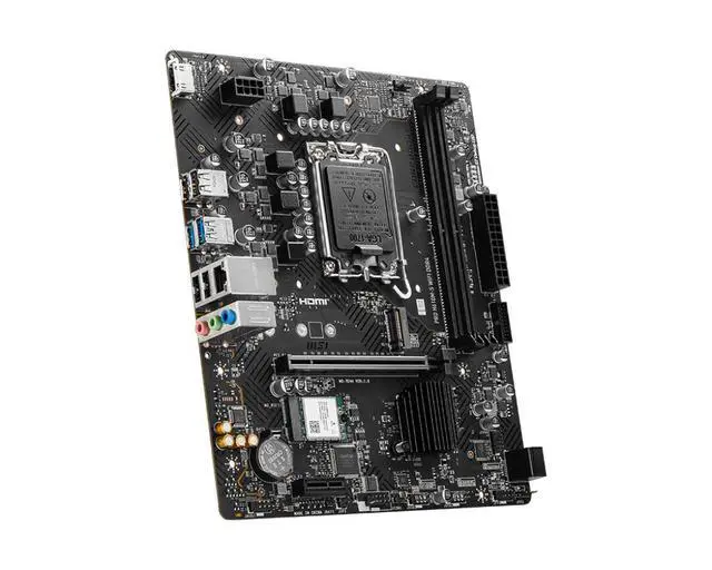 Alt view image 8 of 10 - MSI PRO H610M-S WIFI DDR4 LGA 1700 Intel H610 SATA 6Gb/s Micro ATX Intel Motherboard