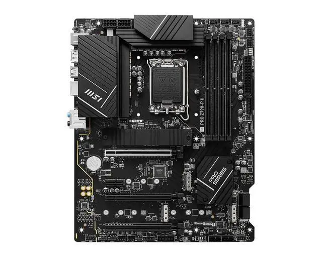 Alt view image 6 of 10 - MSI PRO Z790-P II DDR5 LGA 1700 Intel Z790 SATA 6Gb/s DDR4 ATX Motherboard