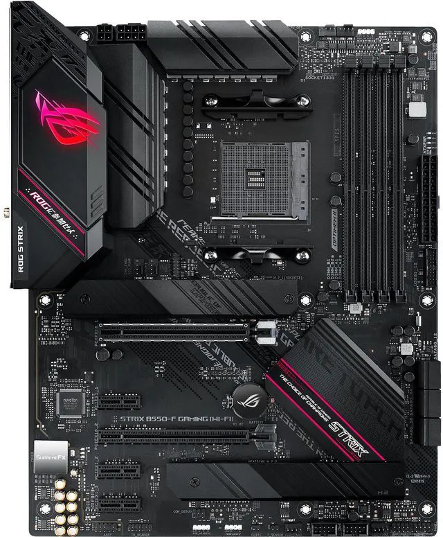 Alt view image 6 of 11 - ASUS ROG Strix B550-F Gaming (WiFi 6) AMD AM4 (3rd Gen Ryzen) ATX Gaming Motherboard (PCIe 4.0, 2.5Gb LAN, BIOS FlashBack, HDMI 2.1, Addressable Gen 2 RGB Header and AURA Sync)