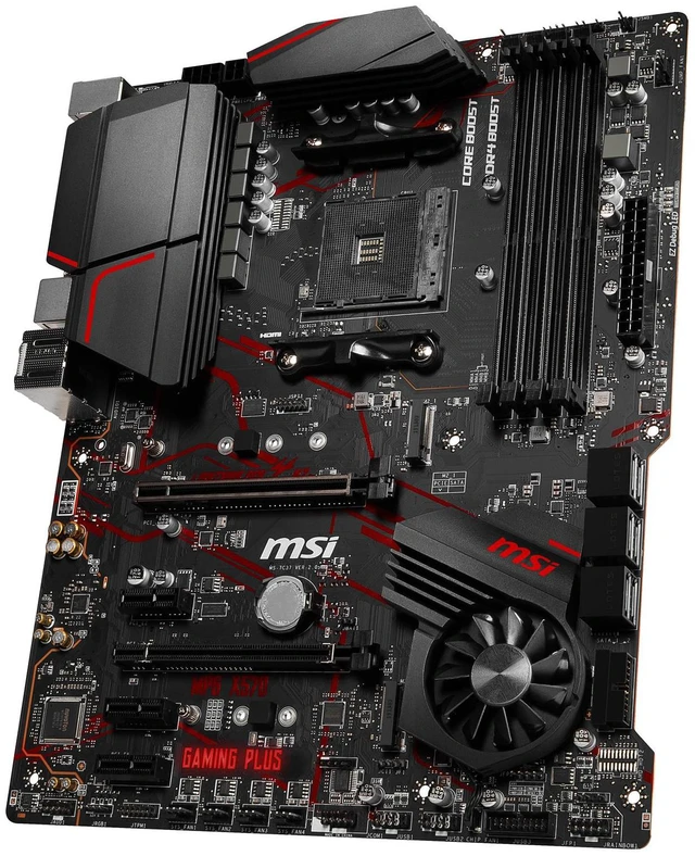 Alt view image 5 of 10 - MSI MPG X570 GAMING PLUS Gaming Motherboard AMD AM4 SATA 6Gb/s M.2 USB 3.2 Gen 2 HDMI ATX