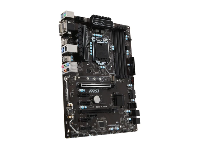 Alt view image 9 of 11 - MSI Z270-A PRO LGA 1151 Intel Z270 USB 3.1 ATX Intel Motherboard