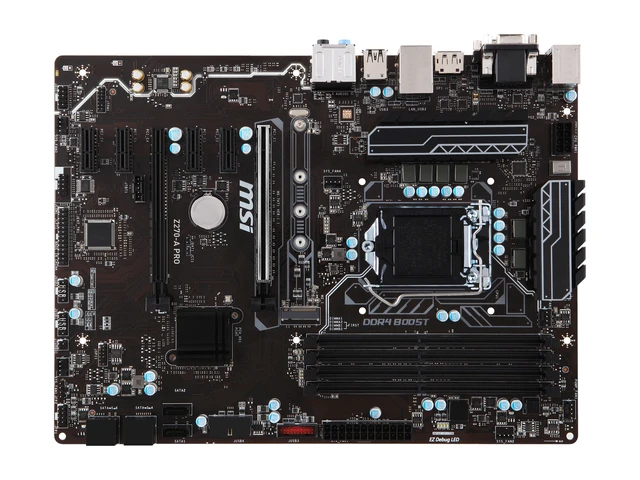 Alt view image 8 of 11 - MSI Z270-A PRO LGA 1151 Intel Z270 USB 3.1 ATX Intel Motherboard
